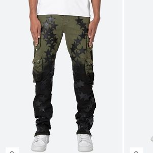 NEW MNML D474 CARGO STRAIGHT DENIM Size:32